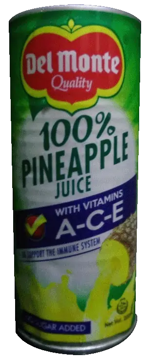 Del Monte 100% Pineapple Juice